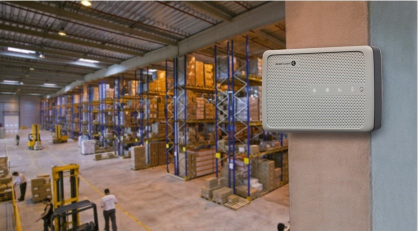 Router on Warehouse Wall