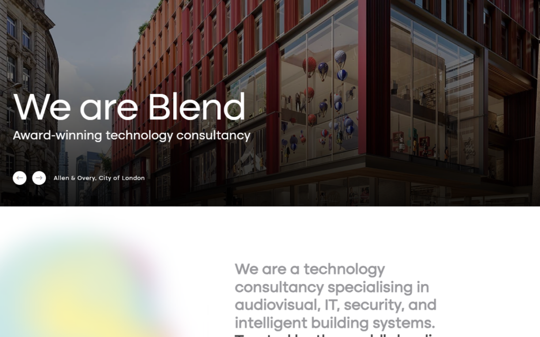 Blend: website design and WordPress build
